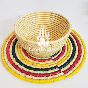 Bol en herbe de Moonj naturelle sculpté à la main, classique, pour usage quotidien, écologique, durable, mini format, multi-usages - Product Image 5