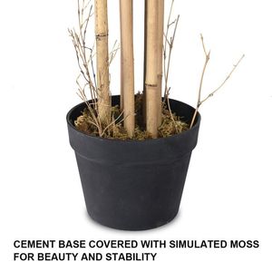Albero di Bambù Artificiale in Seta da 1,5 Metri, Decorazione per Interni ed Esterni, Vaso Resistente ed Elegante, Elemento d'Arredo per Spazi Esterni - Product Image 6