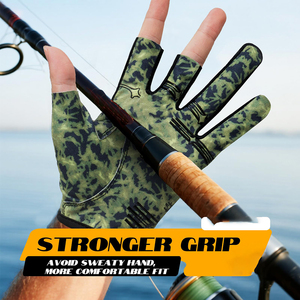 Gants de pêche doux pour la peau, look sportif, nouveau produit arrivé, gants de pêche de qualité et doux pour la peau - Product Image 5