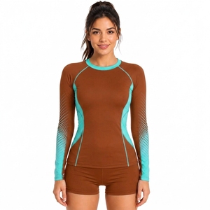 Custom Colors <b>Rash</b> <b>Guard</b> T Shirts Compression Yoga Shirt Long Sleeves <b>Rash</b> <b>guard</b> Tops for <b>Women</b> Workout Sportswear Fitness - Product Image 1