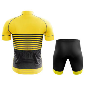 Vêtements de cyclisme d'été en gros pour hommes, grandes tailles, respirants, confortables, ensembles de maillots de vélo colorés de haute qualité 100% - Product Image 4