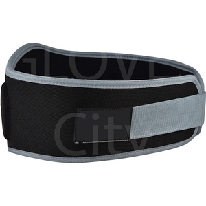 Cinturones de inmersión de neopreno negro mate personalizables, cadena de acero resistente de alta calidad transpirable, equipo de entrenamiento de pesas de gimnasio de nailon - Product Image 1