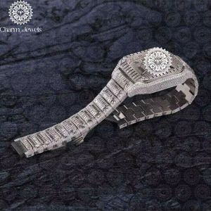 Montre de luxe Charm Jewels en acier inoxydable, mouvement mécanique, cadran 40 mm, bracelet 20 mm, fermoir caché à bouton-poussoir, design tendance pour homme - Product Image 1