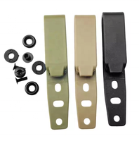 Kydex Clips Grip Hook - 3 trous pré-percés Kydex Clip de ceinture pour IWB & OWB Kydex, cuir, fabrication d'étui hybride