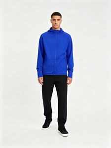 Conjunto Deportivo de 2 Piezas para Hombre, Invierno 2026, Bordado, 100% Algodón, Felpa, Transpirable, Chaqueta con Cremallera, Sudadera, Nuevo - Product Image 1