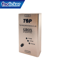 Programmateur de micrologiciel FRO GBox Metal 12V DC avec prise USB pour centres de jeux d'arcade, accepte les nouvelles devises