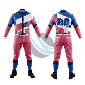 Custom <b>Baseball</b> Uniform Made with Breathable Polyester Fabric Featuring Sublimation Printing for Professional Teams And Numbers - Product Image 4