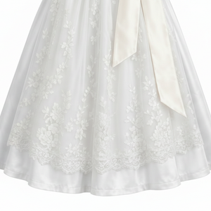 Customized Breathable Casual Dirndl <b>Dress</b> Women New <b>Oktoberfest</b> German Embroidery Plain Dyed Knee-Length Half Sleeve Dirndl - Product Image 6