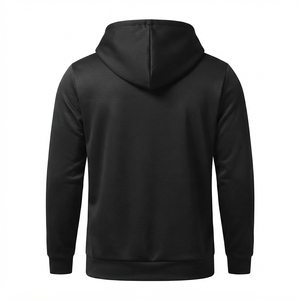 Sweat à capuche unisexe en molleton 100 % coton pour l'hiver, coupe classique, poche kangourou, cordon de serrage, personnalisable OEM ODM, vente en gros - Product Image 4