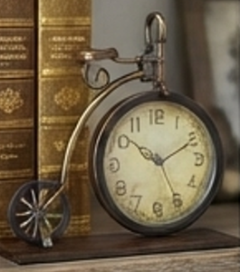 Vintage Gold Cycle Quartz Table <b>Clock</b> With <b>Radio</b> Electronic Movement Elegant Metal Shape Home Decor For Living Room Office Gift - Product Image 4
