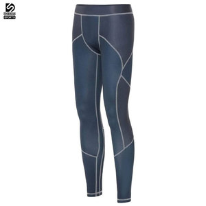 กางเกงรัดรูประบายอากาศสำหรับผู้ชายกางเกงออกกำลังกายผ้าสแปนเด็กซ์แบบแห้งเร็วผ้าโพลีเอสเตอร์ - Product Image 1