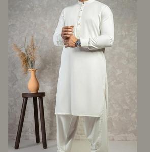 Wholesale Bulk <b>Mens</b> <b>Kurta</b> <b>Pajama</b> Set Factory Price Custom Logo Minimal Design Islamic Wear Manufacturer Bulk - Product Image 6