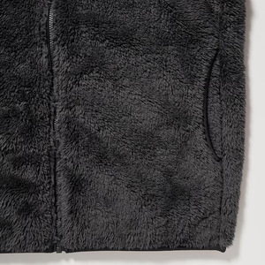 Veste d'hiver épaisse en fausse fourrure pour homme, fermeture éclair, col rabattu, couleur unie - Product Image 6