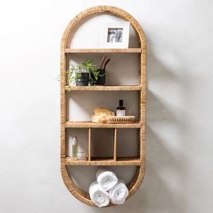 Premium Rattan Towel <b>Rack</b> With Elegant Design Perfect For Bathroom Storage And Modern Home Interior Decoration Ideas - Product Image 6