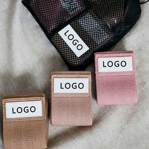 Bandes de résistance en tissu pour les hanches, personnalisées, pour les fessiers et les glutes, ensemble de bandes circulaires pour les hanches - Product Image 3