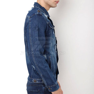 New Stylish High Quality Winter <b>Men's</b> Jeans <b>Jacket</b> Front Logo Modern Look Comfortable Feel <b>Long</b> Lasting Use for Casual Fashion - Product Image 3