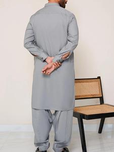 <b>Men</b> <b>Kurta</b> <b>Pajama</b> Set High Quality Fabric Custom Branding Traditional Islamic Wear Manufacturer 2026 - Product Image 3