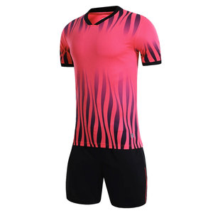 Uniforme de Práctica de Fútbol de Alta Calidad 100% Poliéster para Hombre, Manga Corta, Secado Rápido, Transpirable, Personalizable con Nombres de Equipo, Verano - Product Image 5