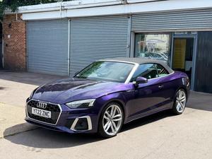 OFERTA JUSTA 2022 A5 CABRIOLET 2.0 TFSI 35 S LINE E-TRONIC EURO 6 2DR - Product Image 3