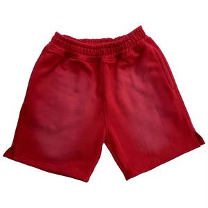 กางเกงขาสั้นสตรีทแวร์ลายฟอกสีแบบแอซิดวอช ดีไซน์เนอร์สั่งทำพิเศษ ผ้าฝ้ายลำลองสำหรับฤดูร้อน กางเกงขาสั้นสไตล์สปอร์ตขาดๆ แบบยูนิเซ็กซ์ - Product Image 6