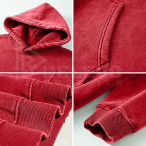 เสื้อฮู้ดผู้ชายผ้าฟลีซเนื้อนุ่ม ย้อมสีแบบ Acid Wash คุณภาพดีที่สุด ผลิตจากผ้าฝ้าย 100% ระบายอากาศได้ดี เป็นมิตรต่อสิ่งแวดล้อม ราคาคุ้มค่า ผลิตในประเทศปากีสถาน - Product Image 3