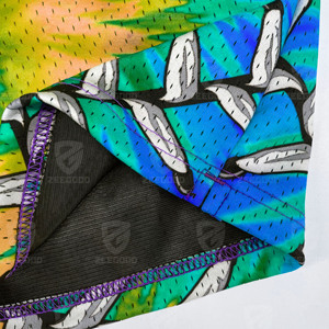 High Quality Custom Logo Summer Printed <b>Mesh</b> Gym Shorts Men Sports Swim Beach Polyester Sublimation Basketball <b>Mesh</b> Shorts - Product Image 6