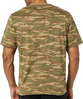 T-shirt tactique pour homme à manches longues surdimensionné, imprimé uni, polyester/coton, motif camouflage Bottomland, hiver