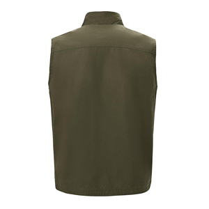 Urban Explorer <b>Men</b> <b>Vest</b> <b>Multi</b> Function Pockets Sleeveless Jacket Custom Logo City Style Outerwear For Active Streetwear Outfits - Product Image 2