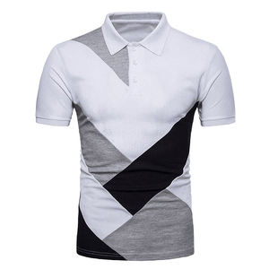 เสื้อกอล์ฟผู้ชายคุณภาพสูง OEM แบบกระดุม ลายทาง แห้งเร็ว แขนสั้น สวมใส่สบาย มีจำหน่ายแล้ว - Product Image 4
