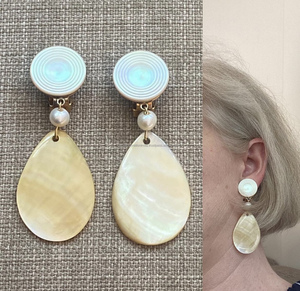 Nouvelle résine incrustation coeur forme boucles d'oreilles goutte flambant neuf déclaration acrylique Lucite boucles d'oreilles femmes mode - Product Image 3