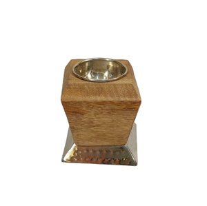 Encensoir en bois de qualité supérieure avec bol en acier inoxydable pour l'aromathérapie et la méditation - Product Image 2