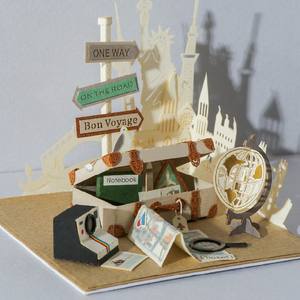 2026-0133 Kit de modèle en papier découpé à la main miniature de train à vapeur vintage fantastique, bricolage, art 3D, puzzle de collection - Product Image 2