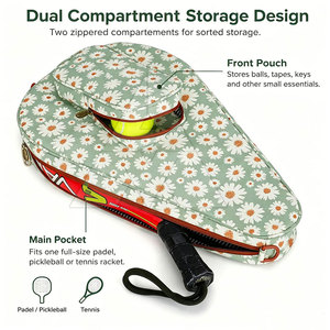 Housse de raquette de tennis à prix abordable, housse de raquette de tennis sublimée, housse de raquette de tennis professionnelle - Product Image 3