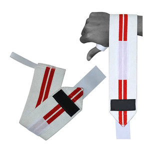 Attelle de poignet réglable en coton/néoprène avec fermeture à lacets pour la musculation et l'entraînement en salle de sport – Conception durable - Product Image 1