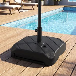 Base per Ombrellone da Esterno Riempibile da 211 LBS con Ruote e Asta Telescopica - Supporto Comodo per Ombrelloni - Product Image 3