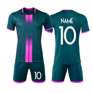 Uniforme de Fútbol Unisex de Secado Rápido de Alta Calidad, Diseño Personalizado con Logotipo, Talla Personalizada, Conjunto de Uniformes de Fútbol de Talla Grande con Protección UV - Product Image 1