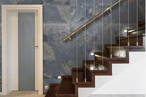 Revêtement mural flexible en pierre écologique de luxe Anutman, feuille de marbre rustique 100 % naturelle, imperméable et durable pour l'entrée d'un appartement - Product Image 2