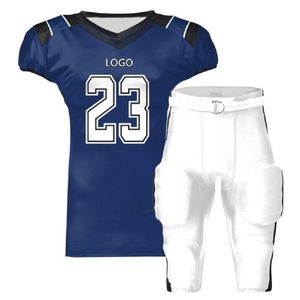 Uniforme de football américain pour les joueurs, conçu avec un matériau doux et respirant pour un confort, une résistance et des performances optimales pendant les matchs. - Product Image 2
