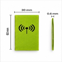 Étiquettes NFC tissées personnalisées avec logo, étiquettes intelligentes à coudre pour vêtements, articles vestimentaires et sacs