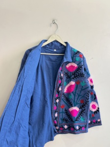 Lot en gros de vestes brodées Suzani en coton TNT, veste ethnique traditionnelle indienne - Product Image 5
