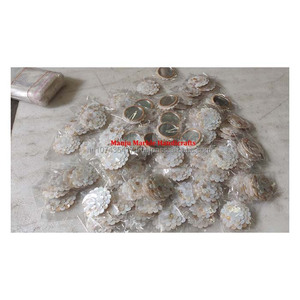 Collection naturelle Produit de qualité Design Perle de Mère Incrustation Forme Miroir Pierre précieuse Décorations de Noël élégantes mettant en vedette l'amour - Product Image 4