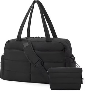 Sac de voyage et de sport matelassé en nylon imperméable 31L, unisexe, avec compartiment pour ordinateur portable, doublure en polyester et dossier ergonomique - Product Image 4