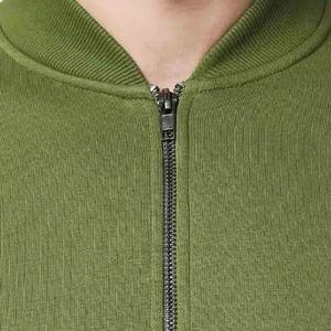 Veste universitaire en laine personnalisée avec manches en cuir véritable, unisexe, chaude pour l'hiver, style Letterman, veste bomber de baseball, fabrication WVJ-0006 - Product Image 6