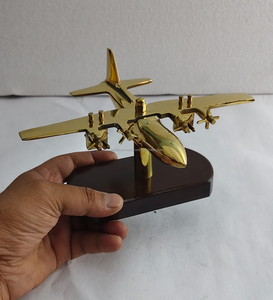 Avión con Acabado de Latón, Modelo Clásico Vintage, Decoración para el Hogar, Oficina, Escritorio, Regalo - Product Image 2