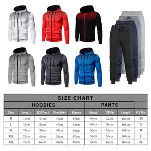Conjunto Deportivo de Moda, Sudadera con Capucha y Pantalones de Felpa de Algodón, Conjunto Deportivo Informal con Logotipo Personalizado, Proveedor OEM, Conjuntos Deportivos Unisex - Product Image 3