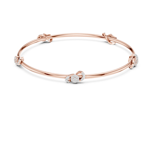 Bracelet en or blanc 14 carats avec diamant rond cultivé en laboratoire pour femmes |   Vêtements de fiançailles |   Nouveau diamant cultivé - Product Image 3