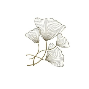 Nouvelle Arrivée : Sculpture Murale Florale en Métal au Design Moderne, Décoration Murale Artistique en Fil de Fer, Taille Personnalisable - Product Image 1