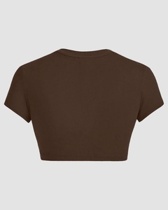 Summer sale ladies Fashion Top Everyday Wear Essential Styling Slim Fit Body Hugging Perfect For Casual Basic But High Quality - Product Image 2