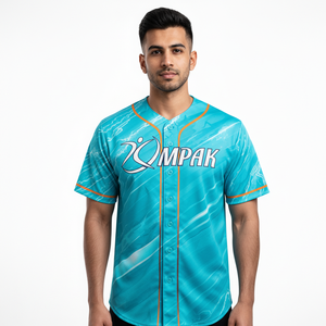 Camiseta de béisbol con estampado completo y acabado de sublimación premium, ideal para equipos deportivos y marcas de estilo de vida. - Product Image 1