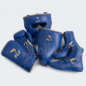 Set de Boxeo Personalizado RTS con Logotipo OEM, Guantes de Cuero Cómodos, Zapatos de Boxeo, Protector de Cabeza, Protector Inguinal y Botas - Para Todas las Estaciones - Product Image 6